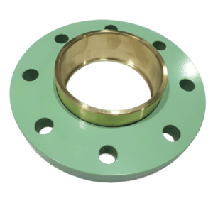 Bimetallic flange brazing