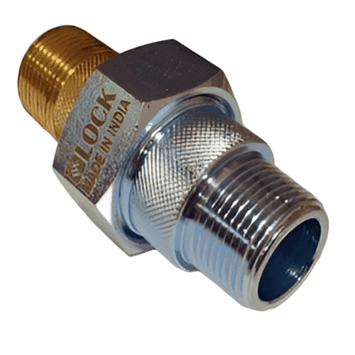 Mpt steel x mpt brass